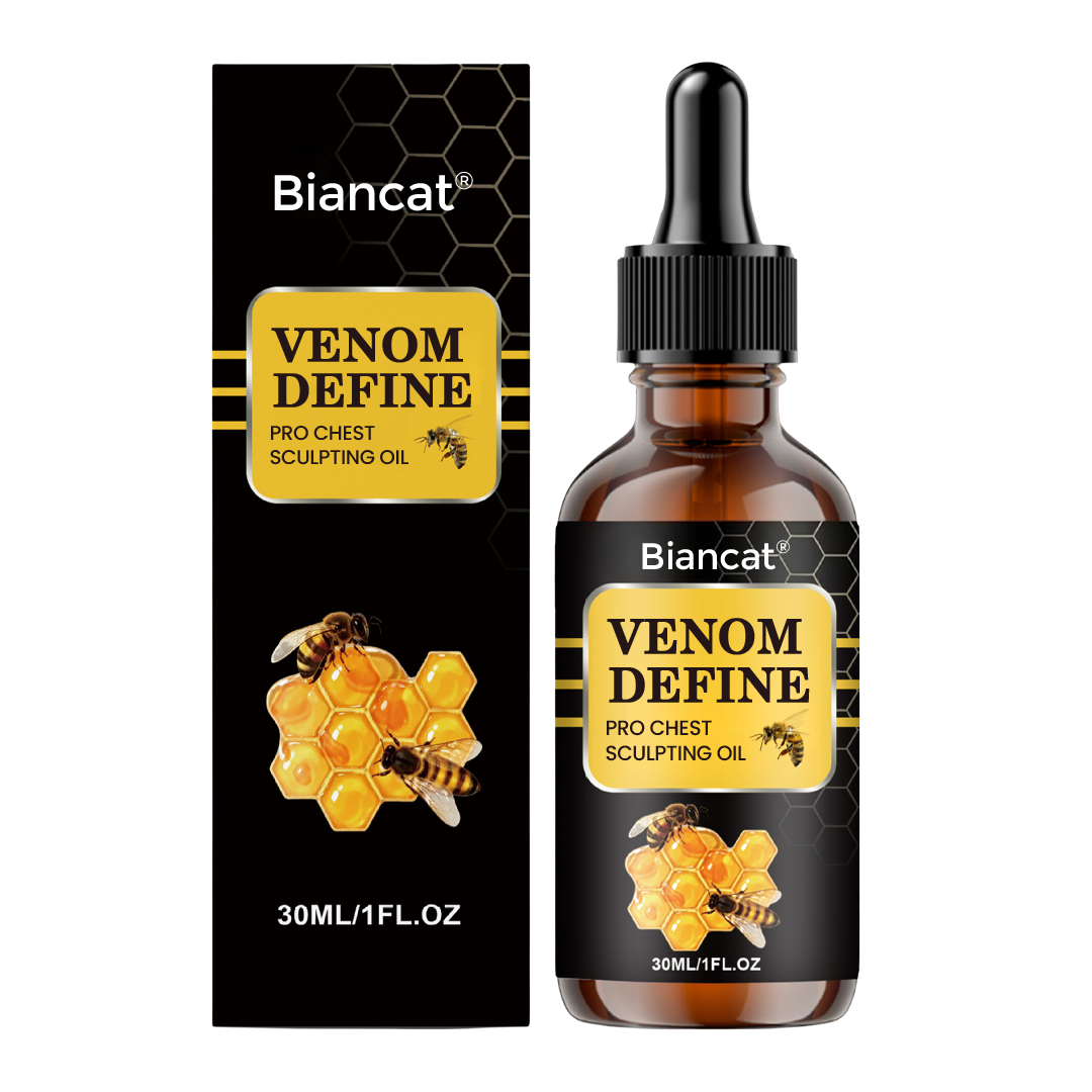 🔥 MEN’S CHEST-CONTOUR UPGRADE💪 Biancat® VenomDefine Pro Chest Sculpting Oil 🐝 Daily Bee Venom Support for a Firmer-Looking, More Defined Chest