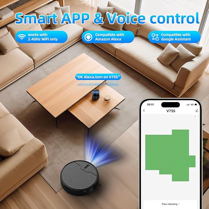 3-in-1 Smart Robot Vacuum & Mop Combo